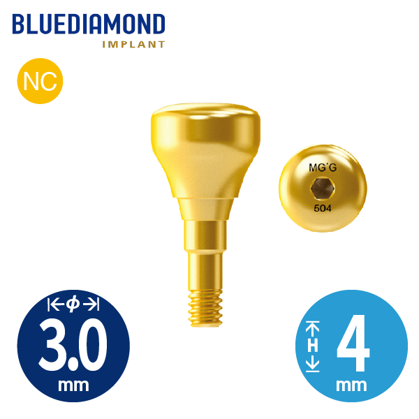 Healing Abutment [BD] NC φ3.0/ H=4.0