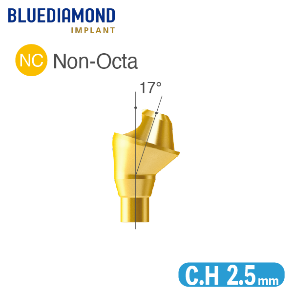 Multi-unit Angled Abutment [BD] NC C.H=2.5 / Non-Octa