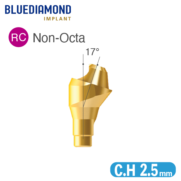 Multi-unit Angled Abutment [BD] RC C.H=2.5 / Non-Octa