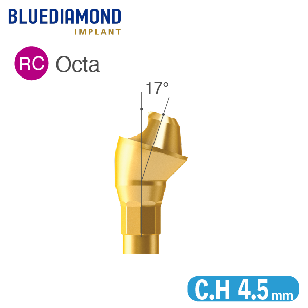 Multi-unit Angled Abutment [BD] RC C.H=4.5 / Octa